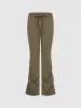 Elastic Ruched Flare Pants sold by Urban Revivo