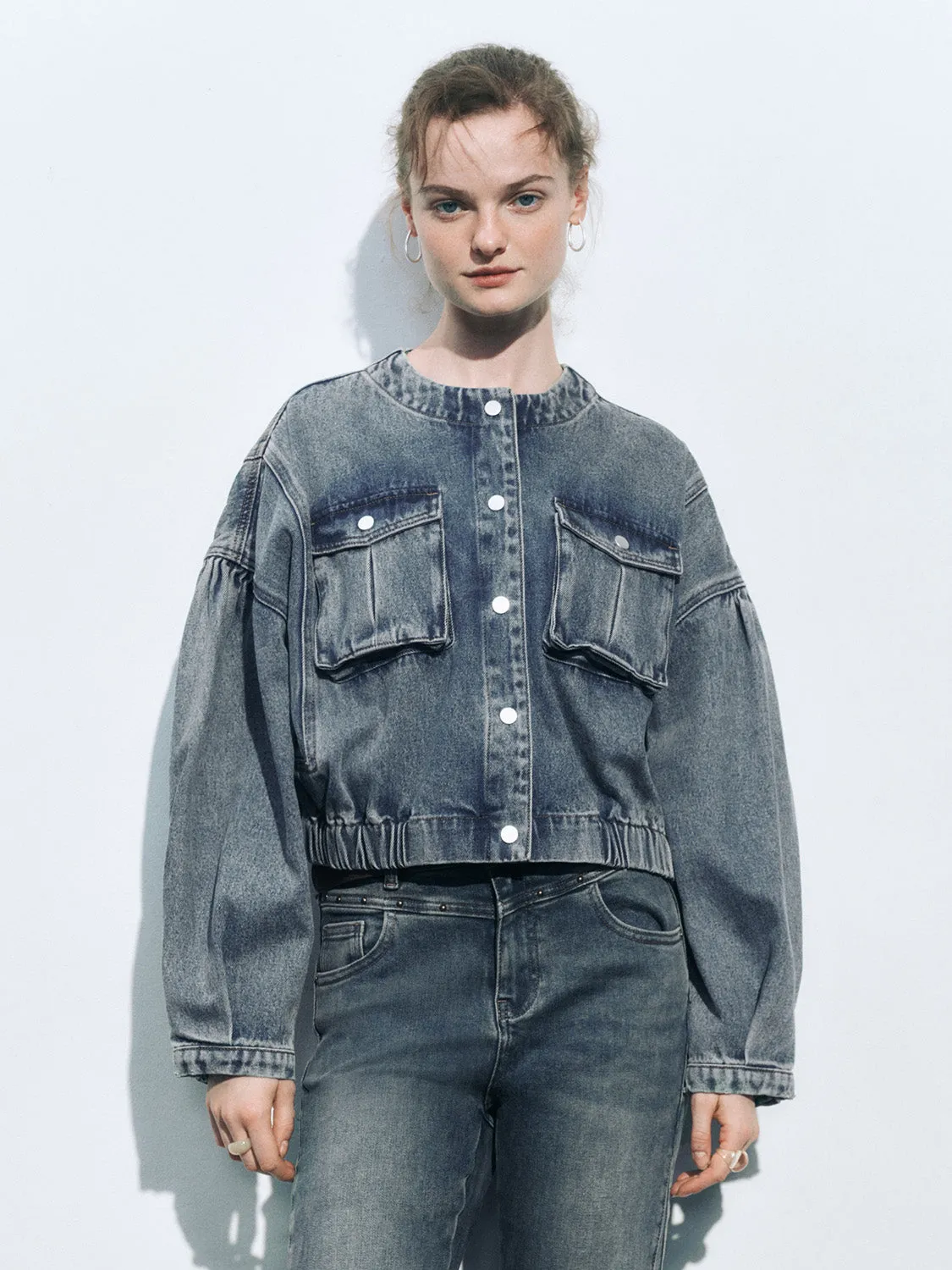 Cropped Denim Jackets sold by Urban Revivo