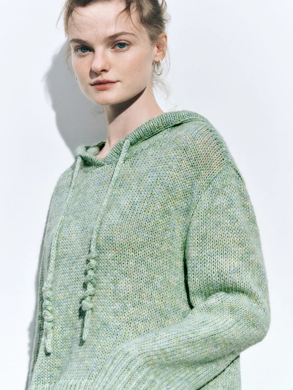 Hoodie Loose Knitted T-Shirts sold by Urban Revivo product image thumbnail 5