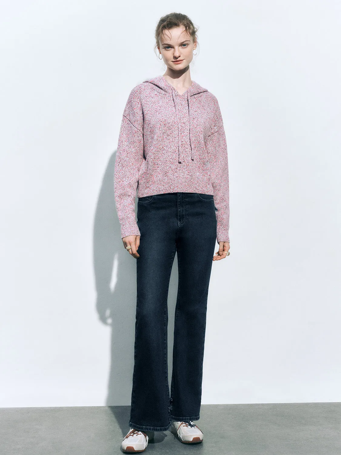 Hoodie Loose Knitted T-Shirts sold by Urban Revivo product image thumbnail 4