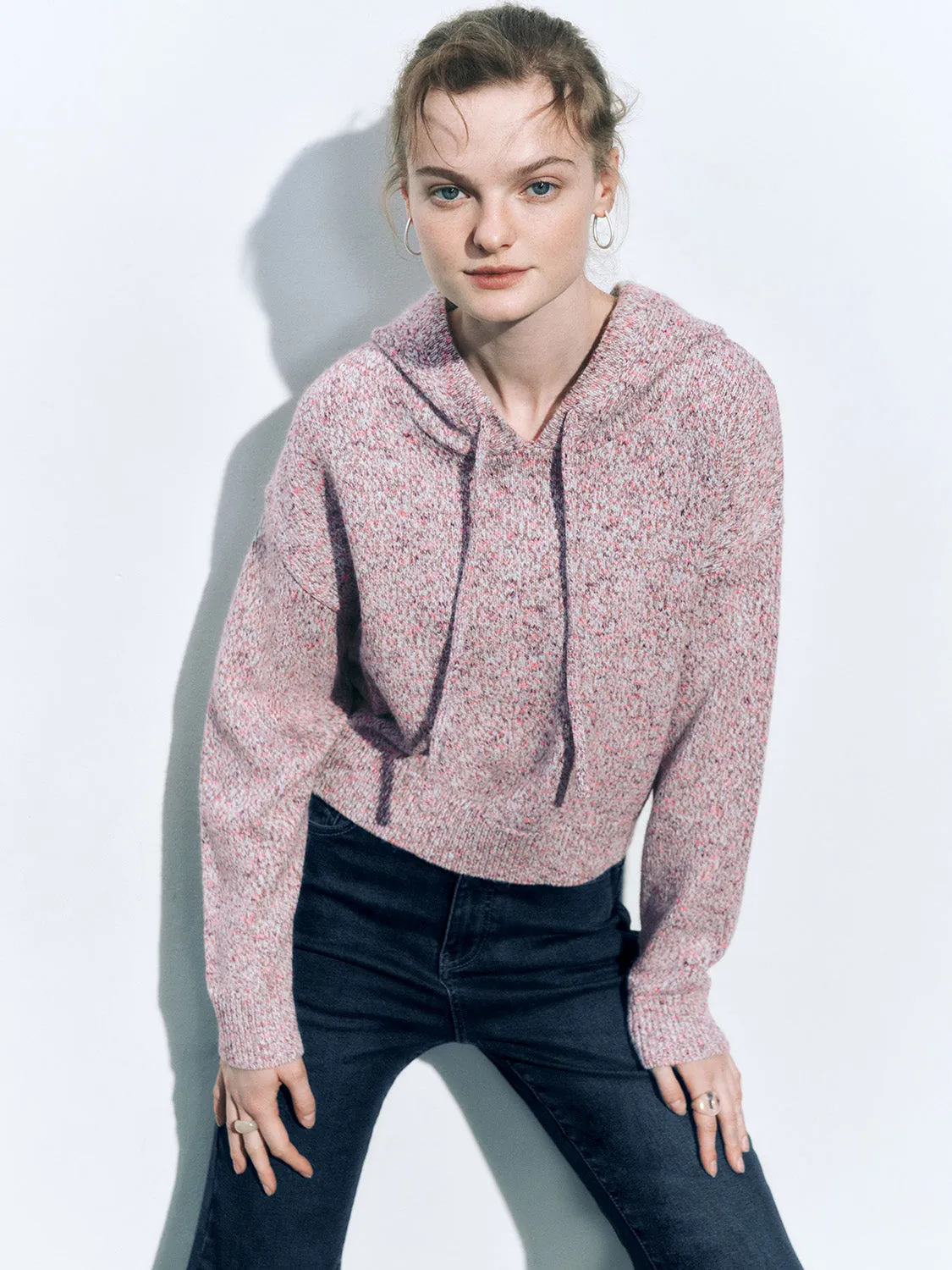 Hoodie Loose Knitted T-Shirts sold by Urban Revivo product image thumbnail 2