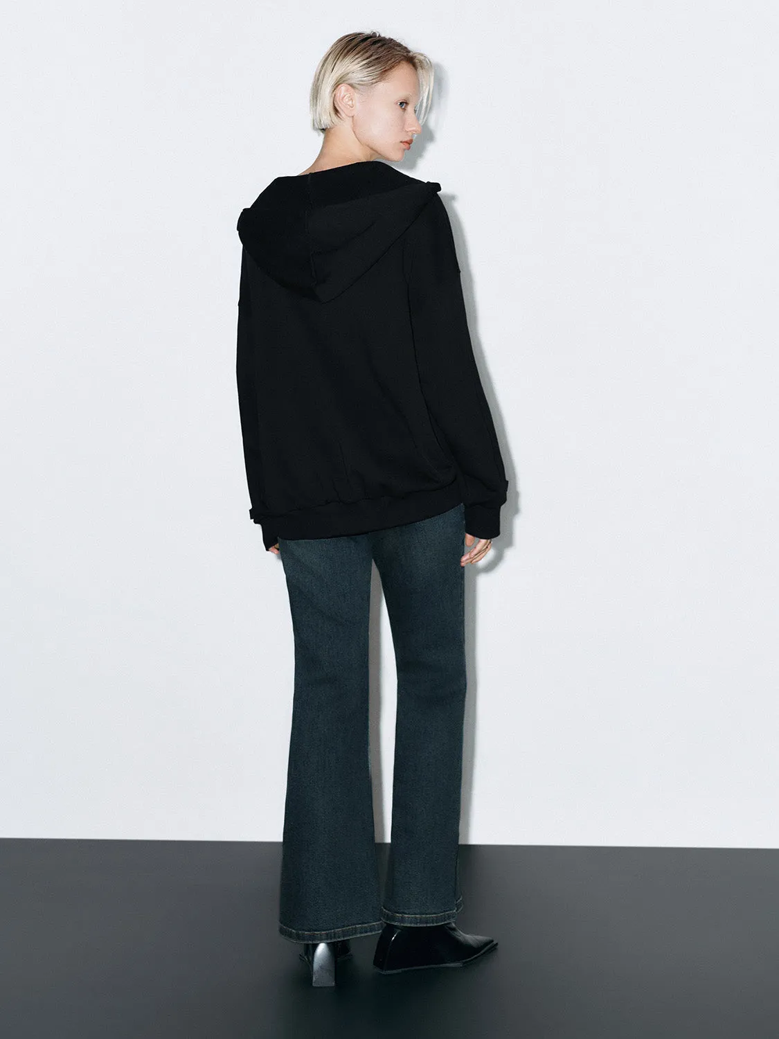 Hoodie Zip Front Jackets sold by Urban Revivo product image thumbnail 3