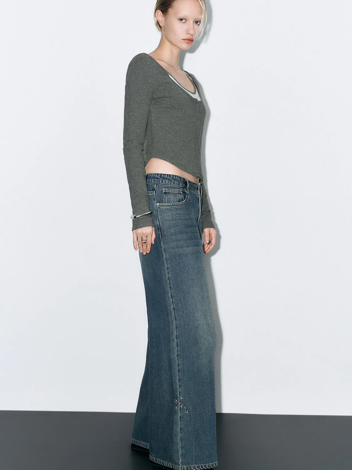 Cropped Overhead Shirts sold by Urban Revivo product image thumbnail 4