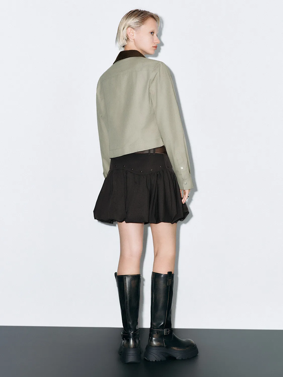 Zip Up Front Shirts sold by Urban Revivo product image thumbnail 3