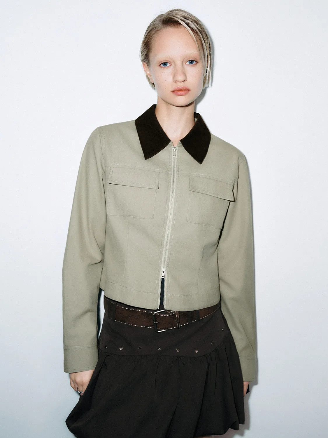 Zip Up Front Shirts sold by Urban Revivo