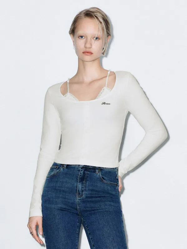 2 In 1 Cropped Skinny T-Shirts sold by Urban Revivo