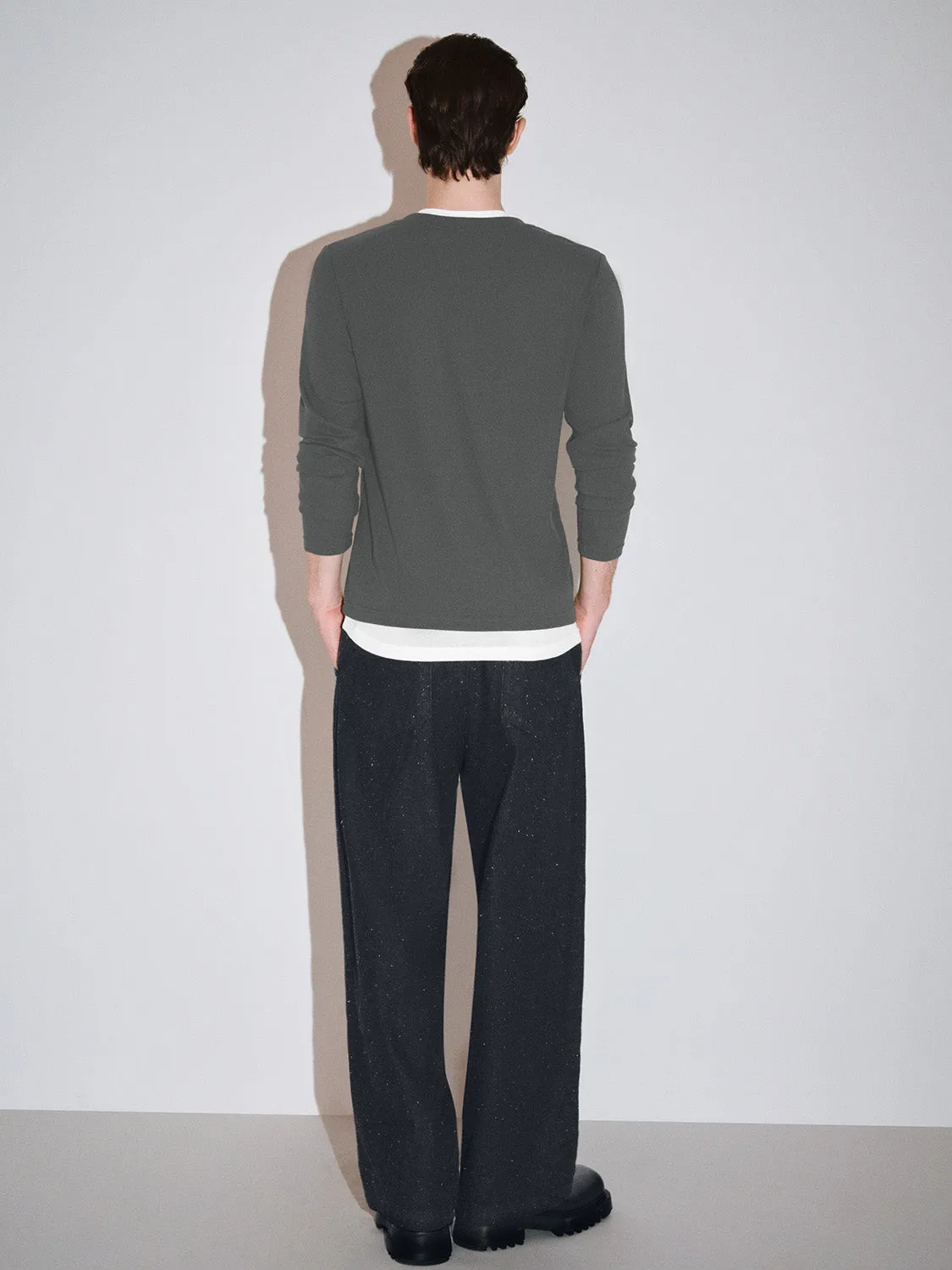 Button Half Placket Regular T-Shirts sold by Urban Revivo product image thumbnail 3
