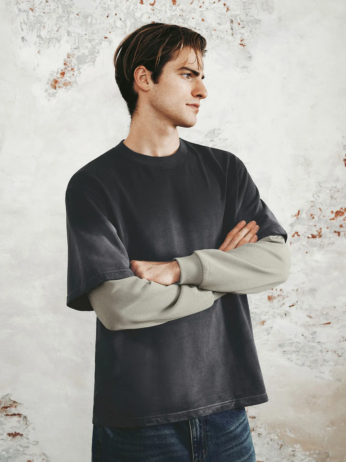 2 in 1 Loose T-Shirts sold by Urban Revivo product image thumbnail 2