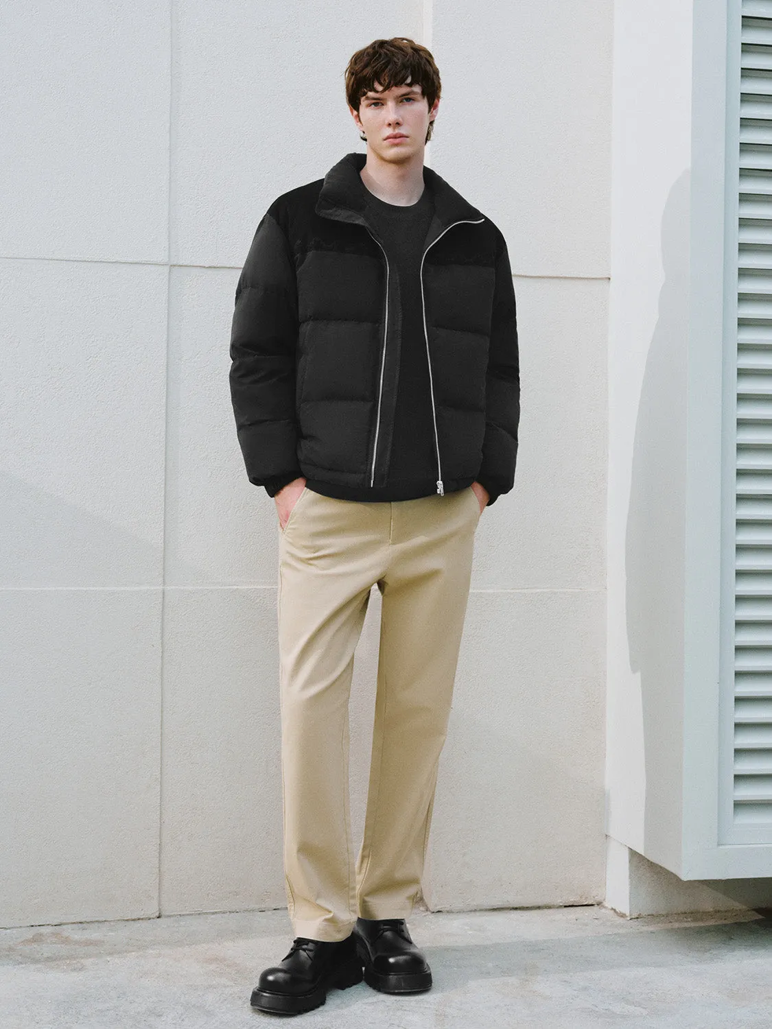 Zip Half Placket Padded Puffer Jackets sold by Urban Revivo product image thumbnail 4