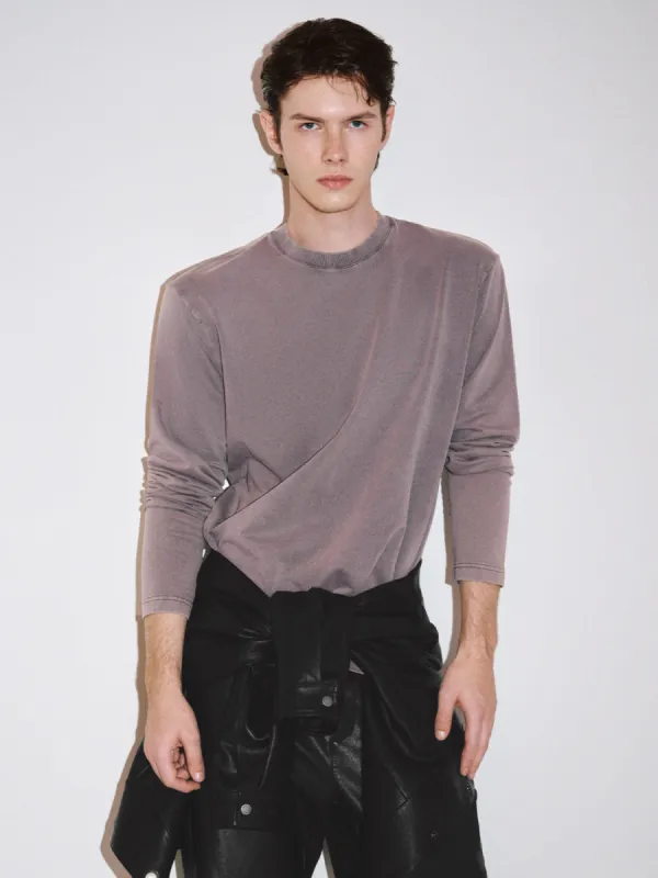 Crew Neck Long Sleeve T-Shirts sold by Urban Revivo