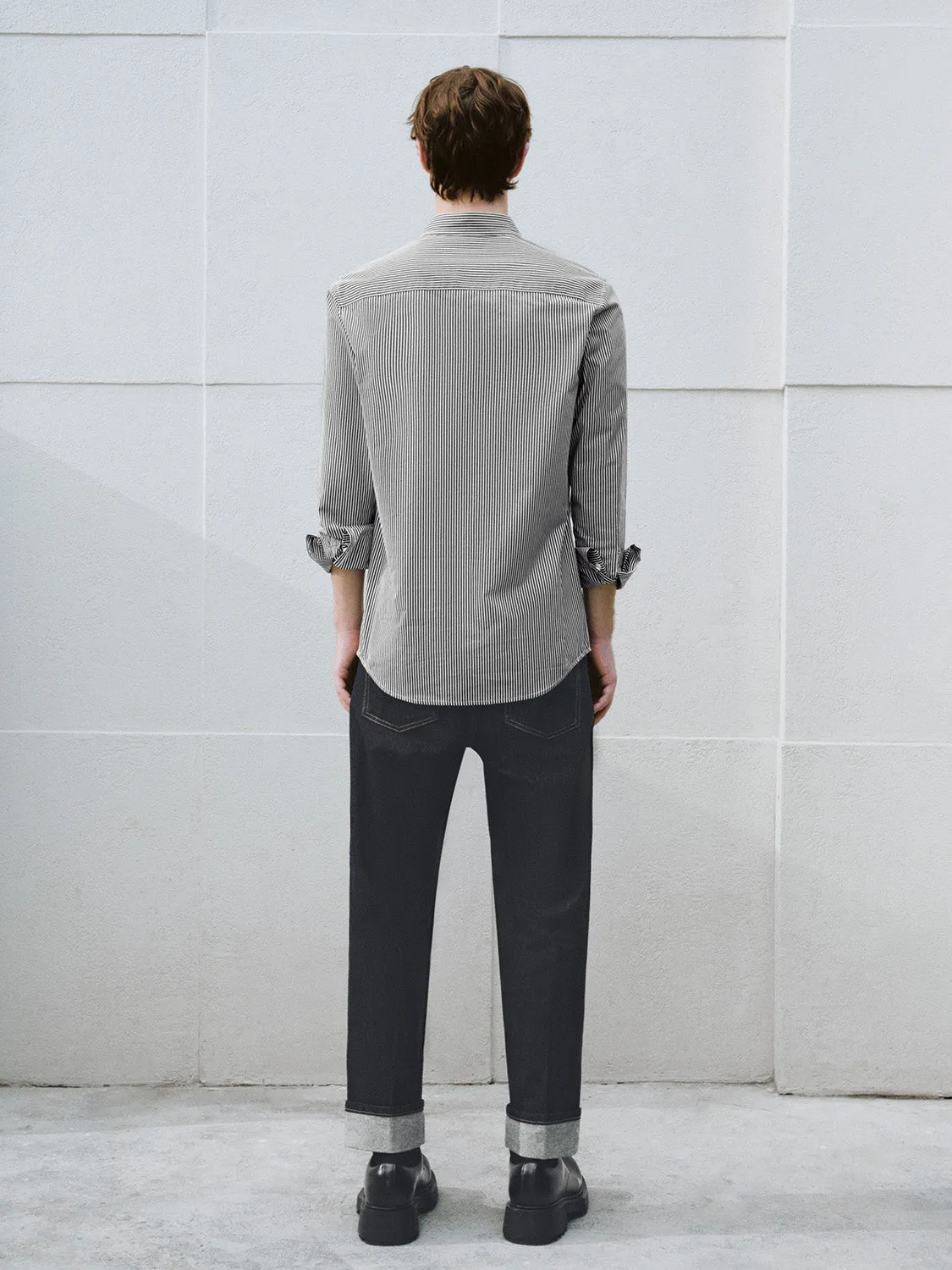 Button Up Long Sleeve Shirts sold by Urban Revivo product image thumbnail 3