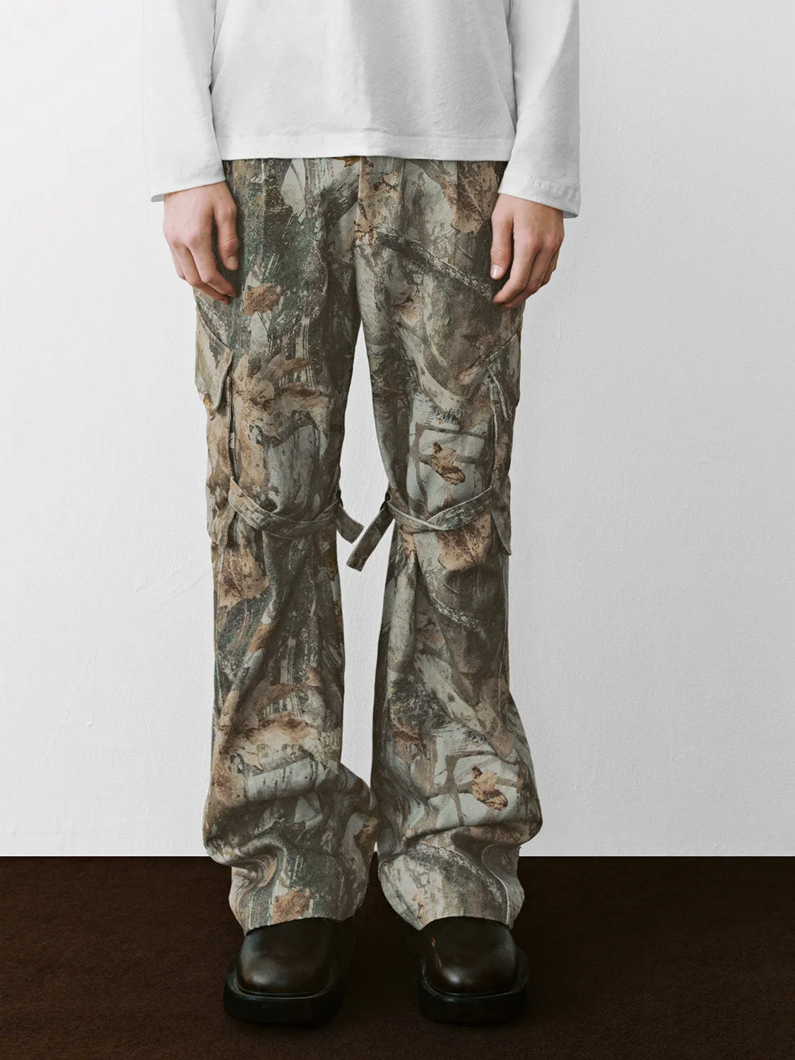 Camo Wide-Leg Pants sold by Urban Revivo product image thumbnail 2