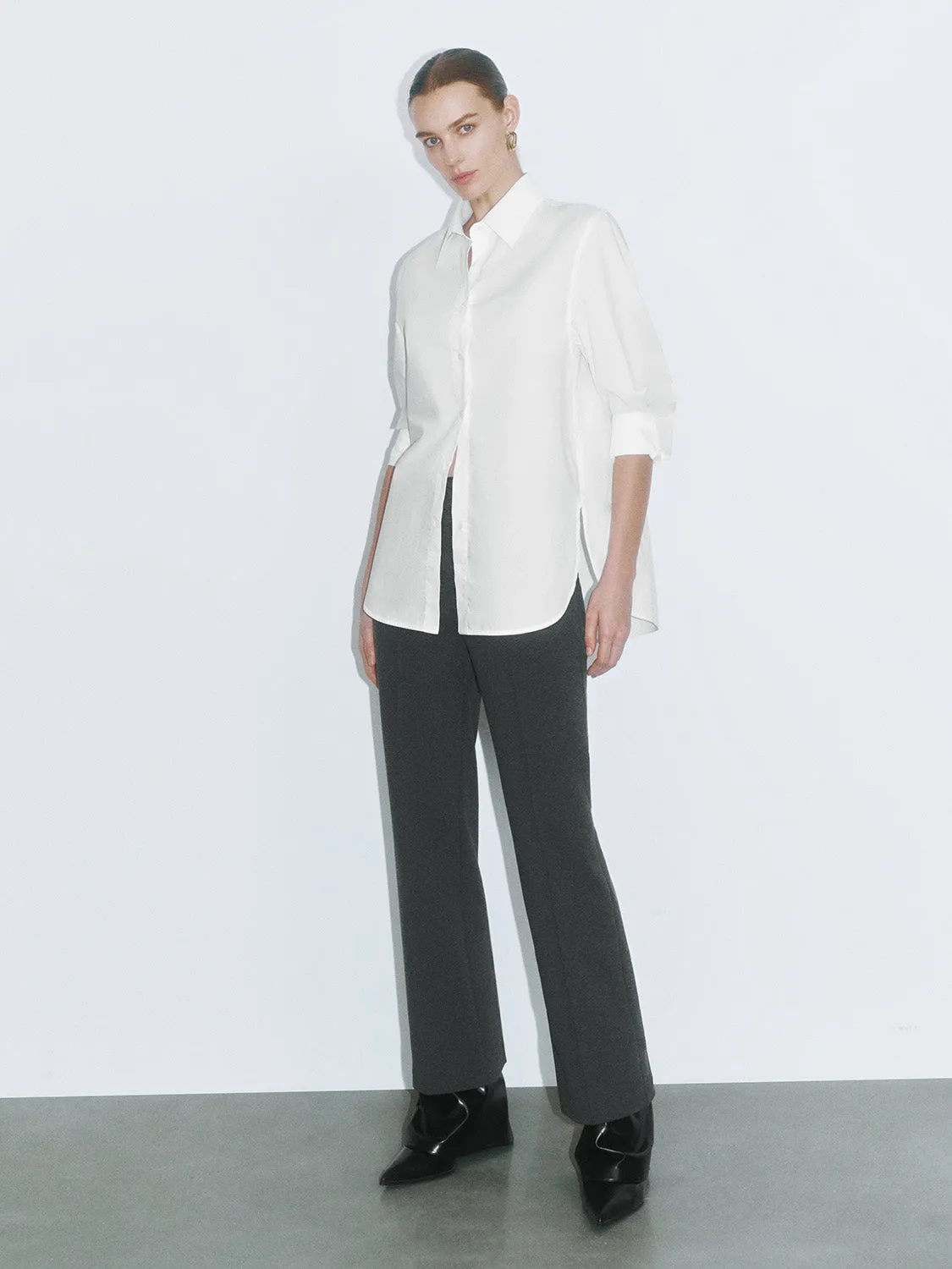 Notched Collar Shirts sold by Urban Revivo product image thumbnail 4