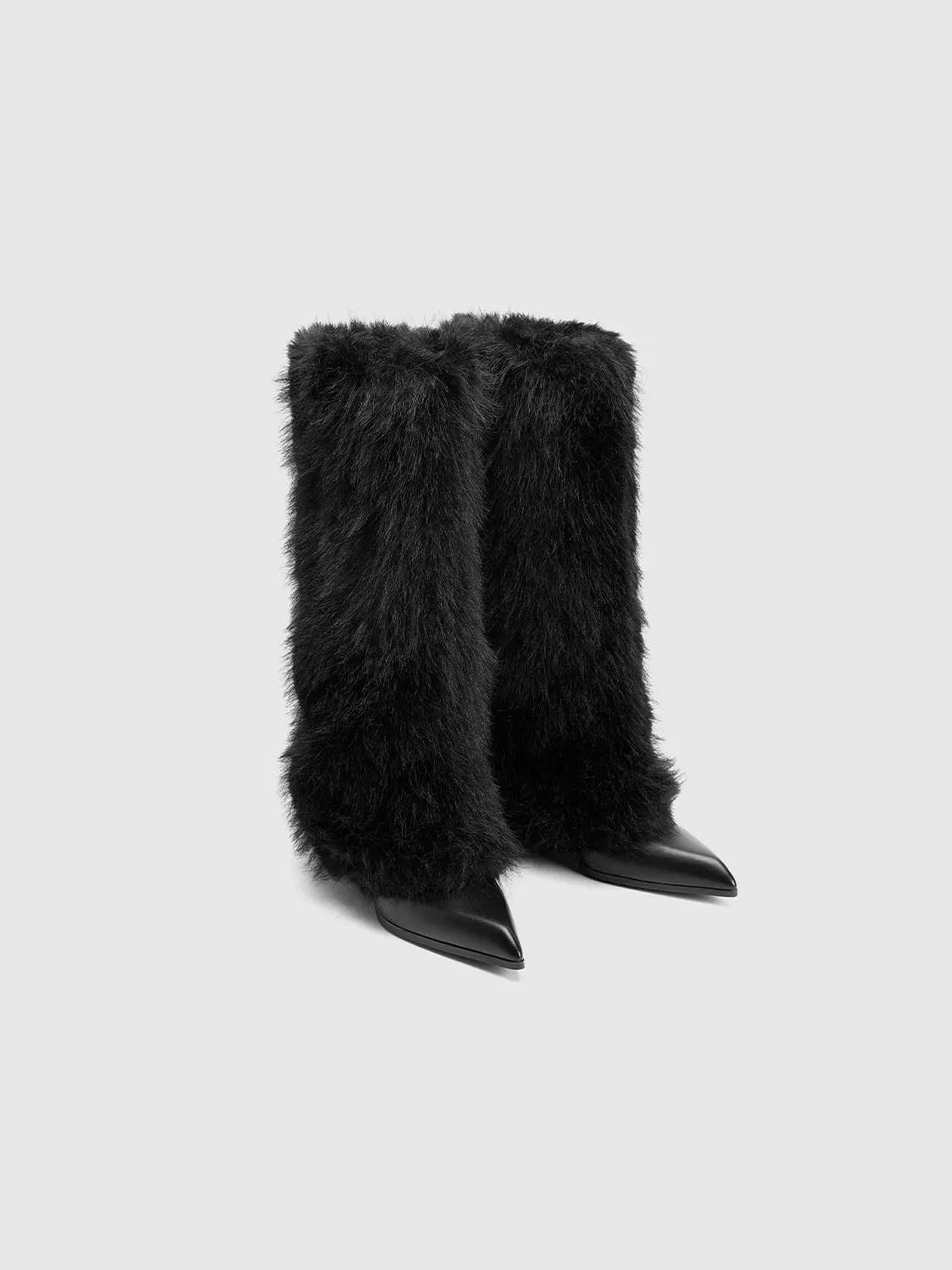 Fluffy Bridge Boots sold by Urban Revivo