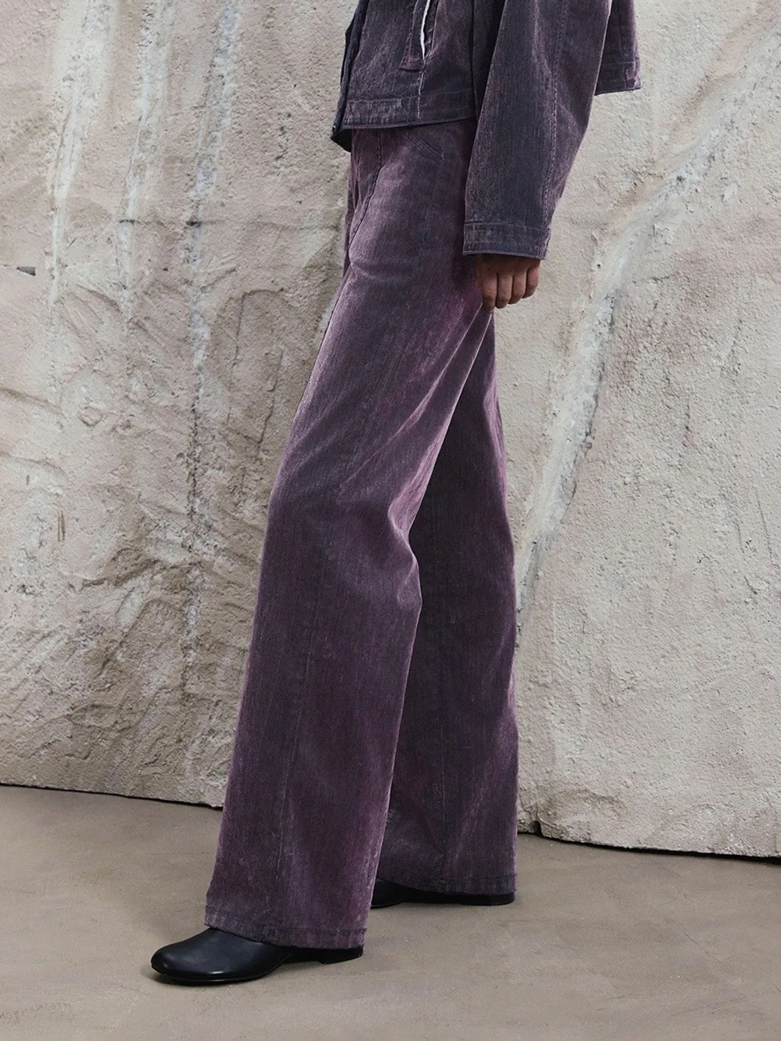 Denim Straight Pants Jeans sold by Urban Revivo product image thumbnail 4