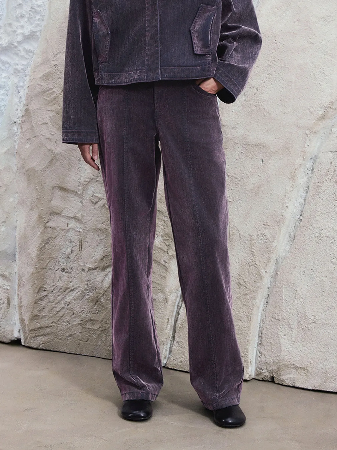 Denim Straight Pants Jeans sold by Urban Revivo product image thumbnail 3