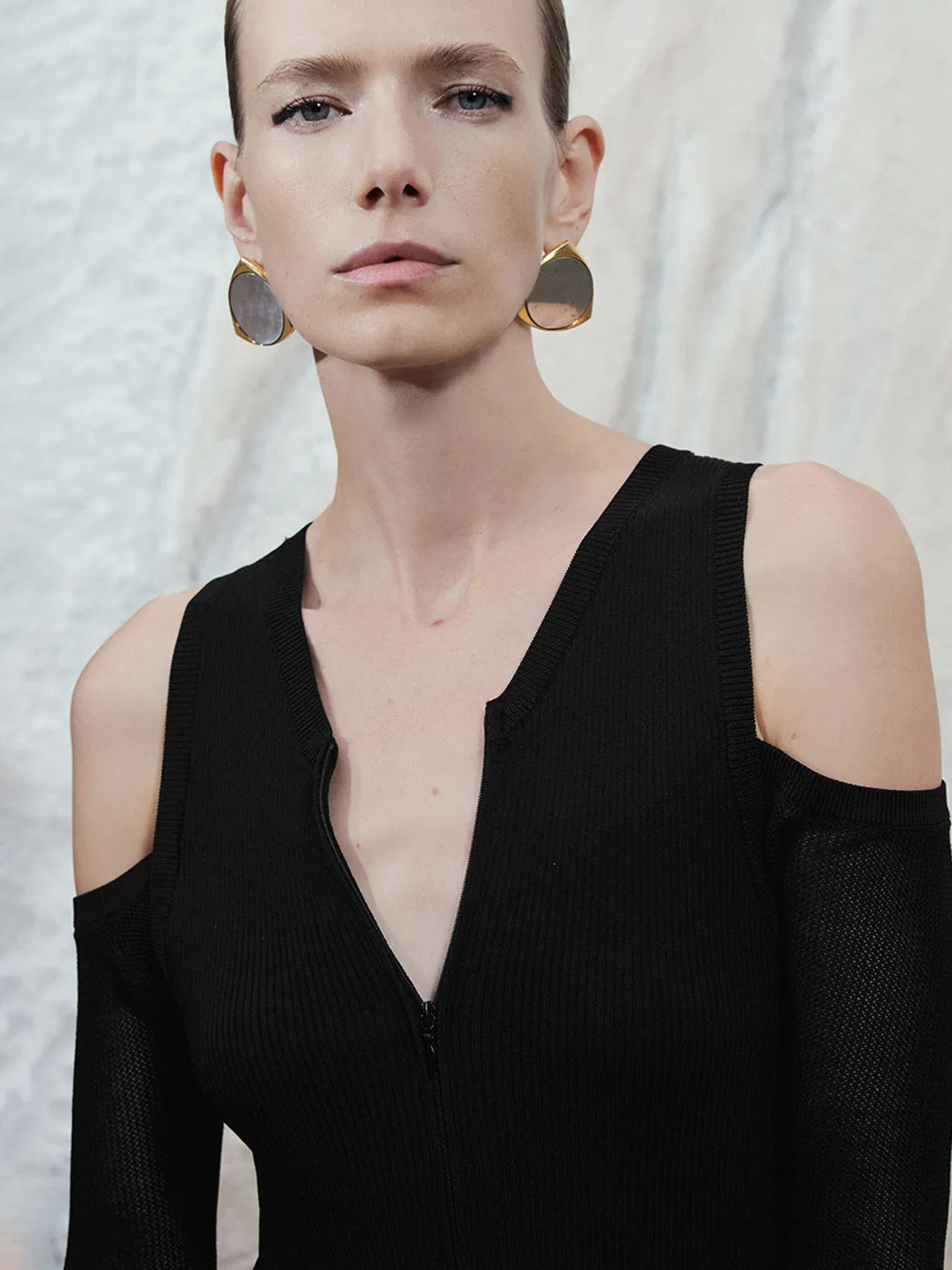 Cold Shoulder Knitted Dresses sold by Urban Revivo product image thumbnail 4