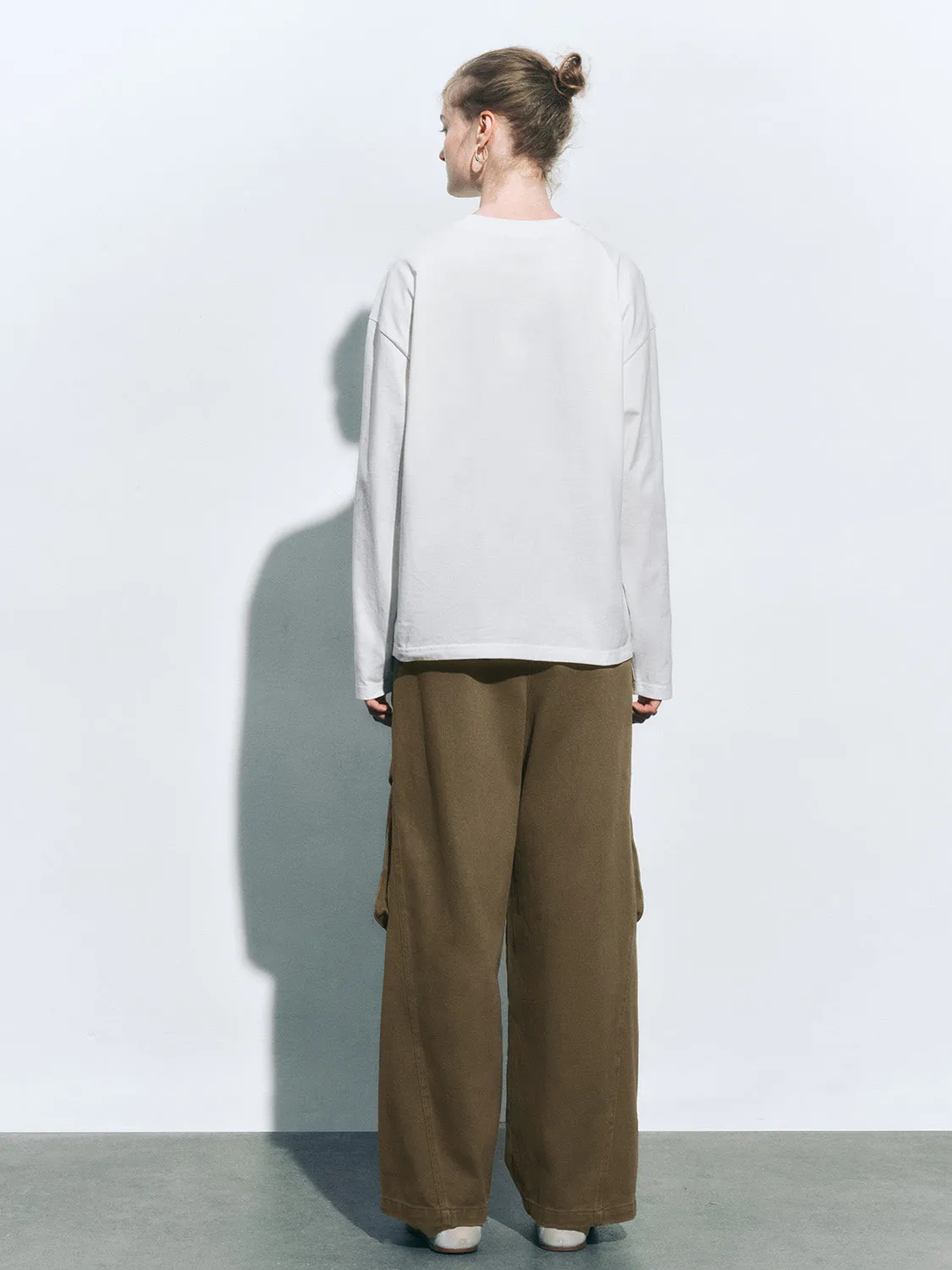 Printed Pullover Loose T-Shirts sold by Urban Revivo product image thumbnail 3