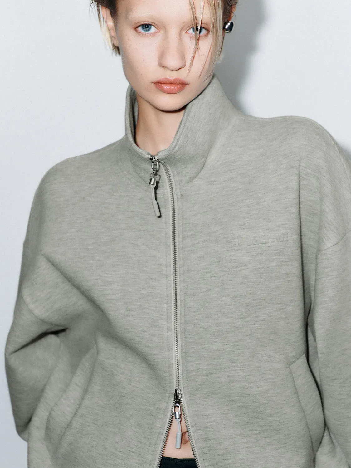 Zip Up Front Track Jackets sold by Urban Revivo product image thumbnail 5