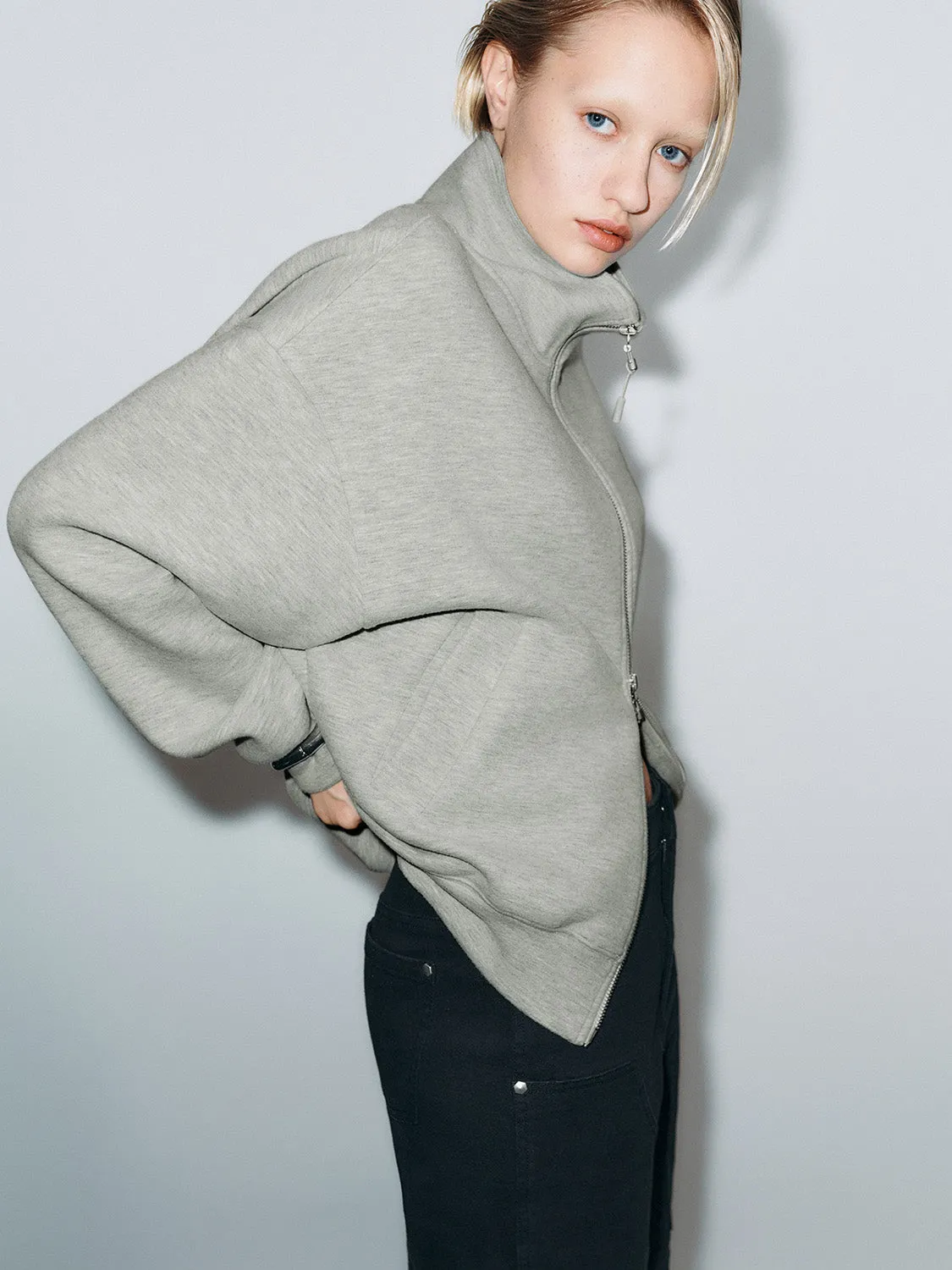 Zip Up Front Track Jackets sold by Urban Revivo product image thumbnail 2