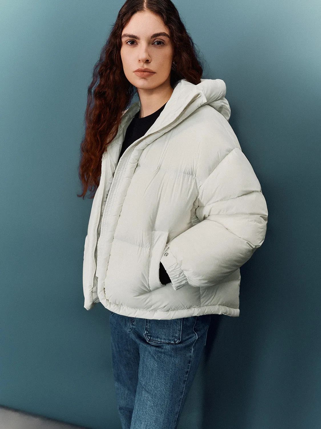 Zip Up Front Down Outerwear sold by Urban Revivo product image thumbnail 2