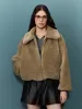 Fluffy Zip Up Front Jackets sold by Urban Revivo