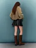 Fluffy Zip Up Front Jackets sold by Urban Revivo