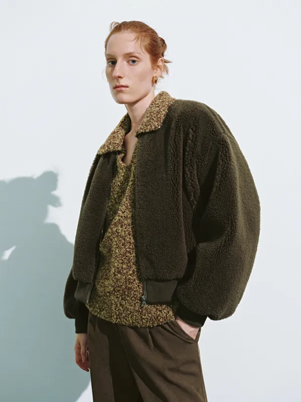 Zip Up Front Fleece Jackets sold by Urban Revivo