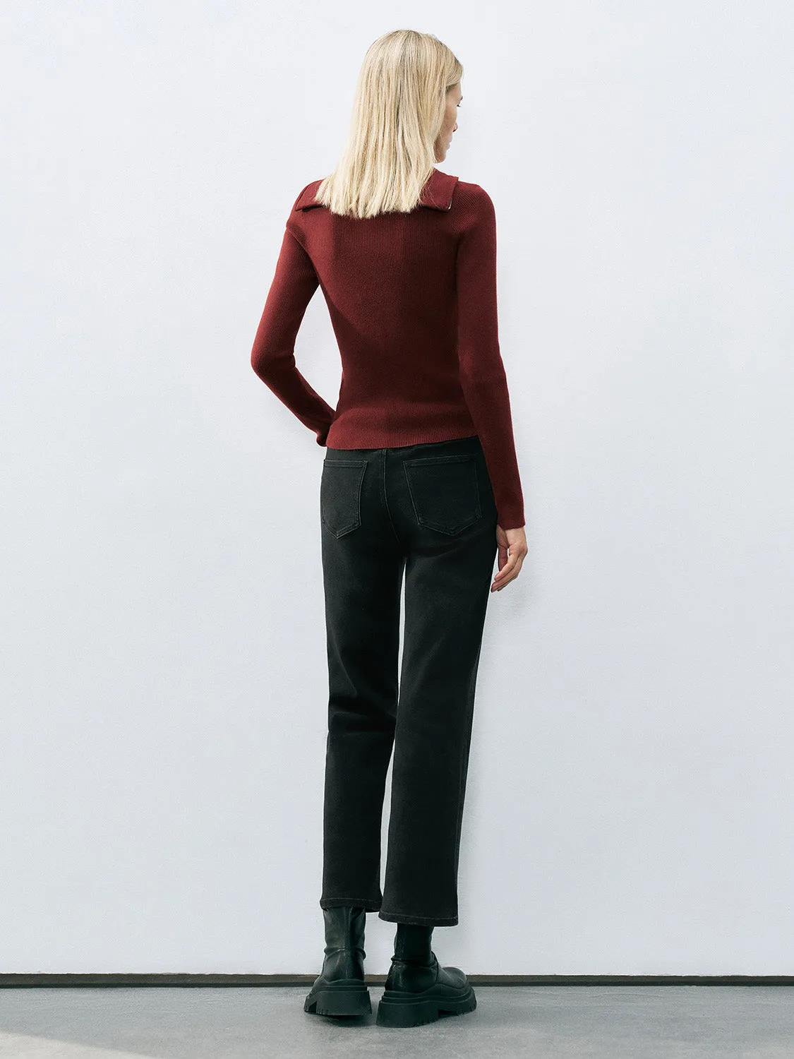 Zip Up Front Knitted Cardigans sold by Urban Revivo product image thumbnail 3