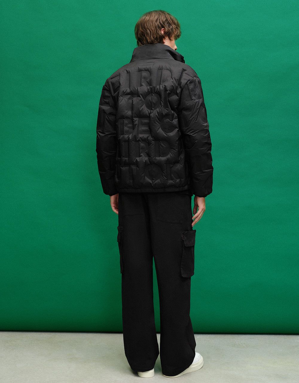 Drop Shoulder Sleeve Stand Collar Down Jacket sold by Urban Revivo product image thumbnail 4