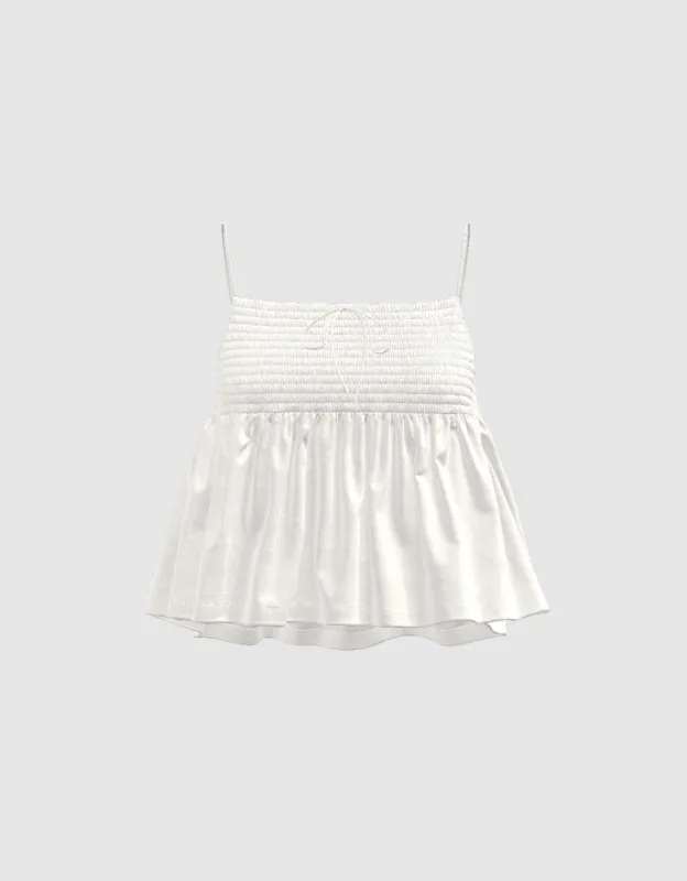 Shirred Cami Top sold by Urban Revivo
