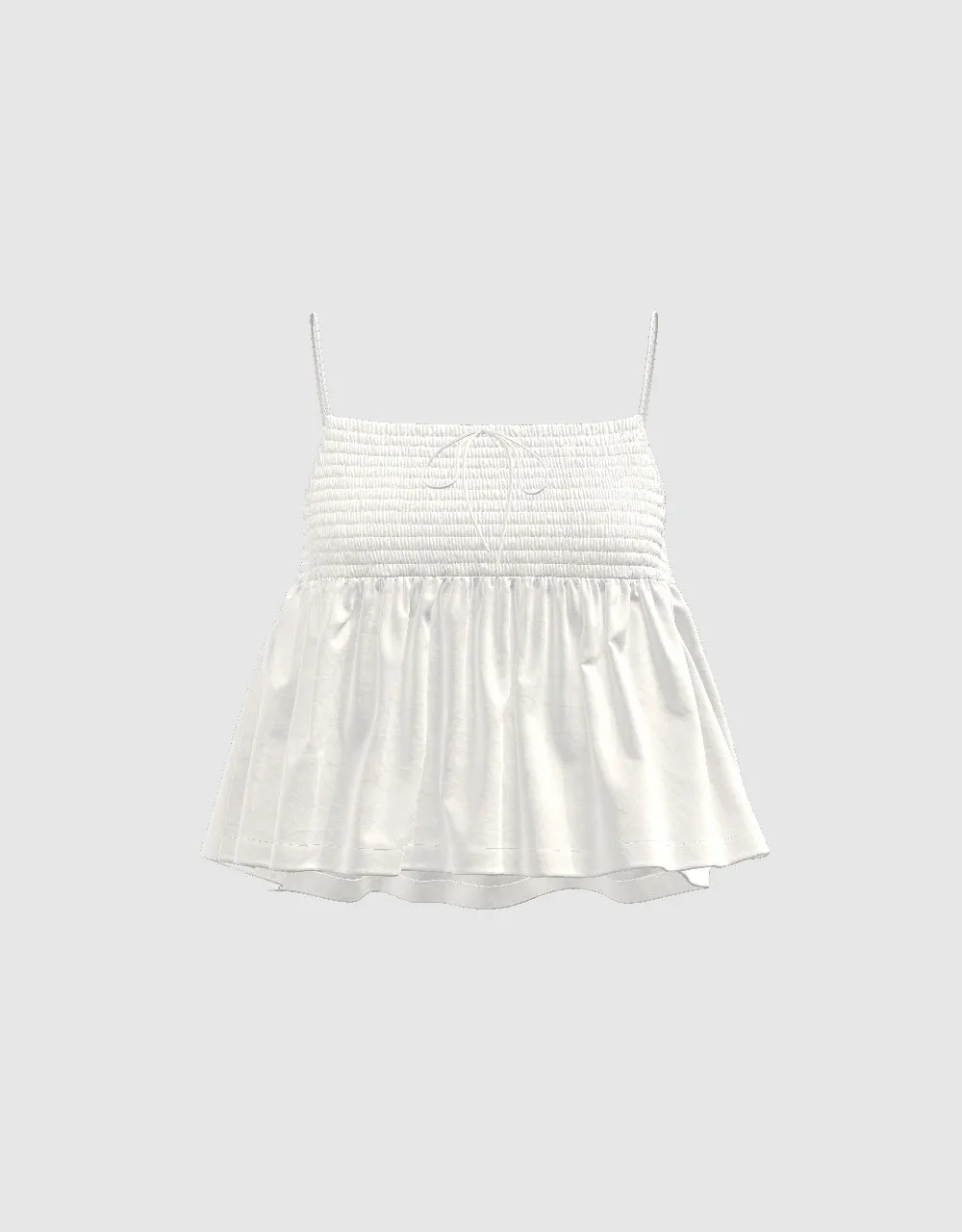 Shirred Cami Top sold by Urban Revivo