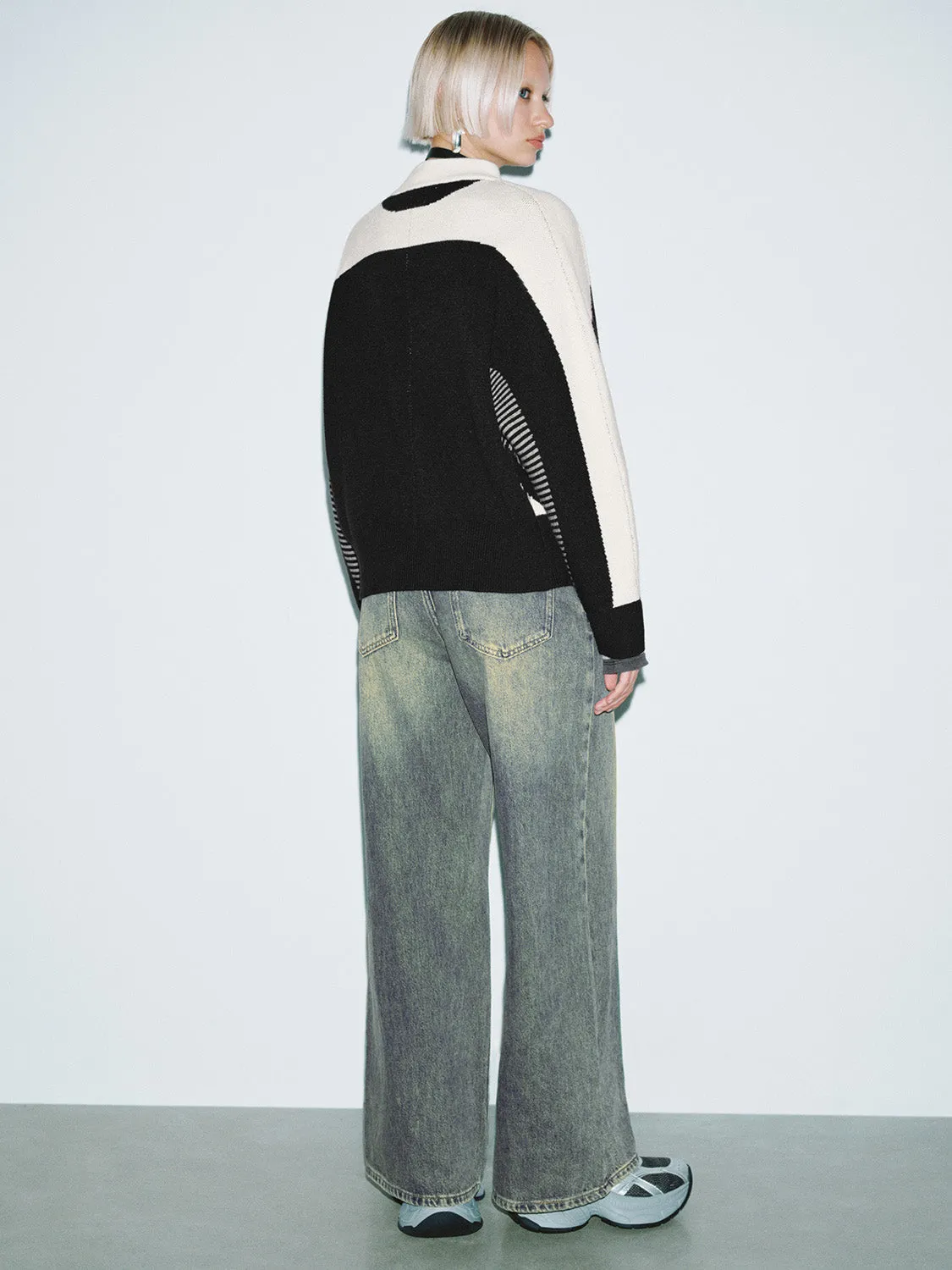 Zip Front Knitted Cardigans sold by Urban Revivo product image thumbnail 3