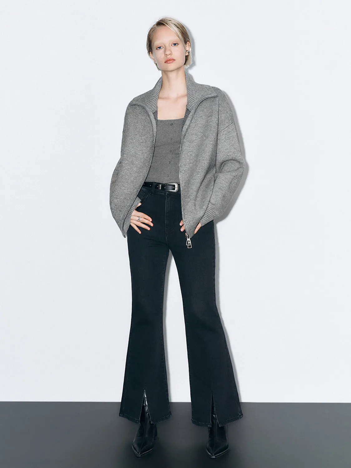 Loose Knitted Cardigans sold by Urban Revivo product image thumbnail 5