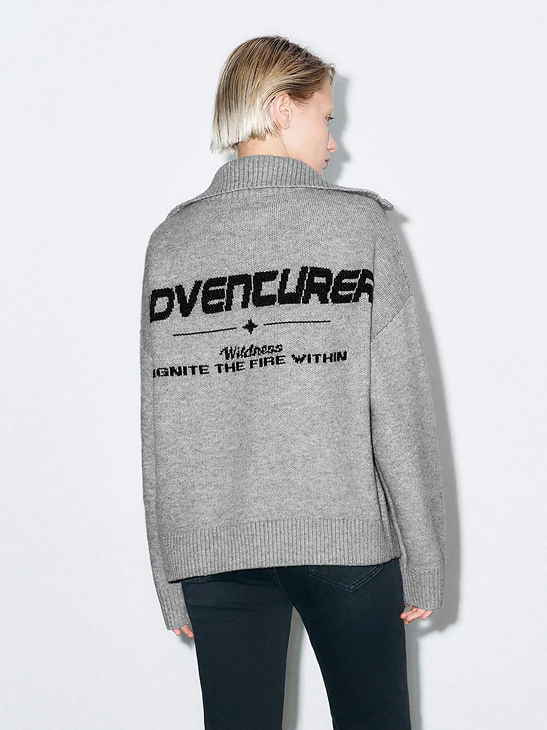 Loose Knitted Cardigans sold by Urban Revivo product image thumbnail 3