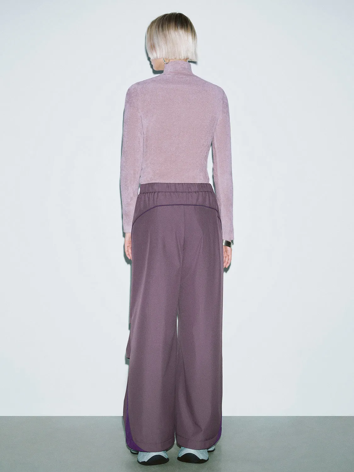 Zip Half Placket Skinny Knitted T-Shirts sold by Urban Revivo product image thumbnail 3