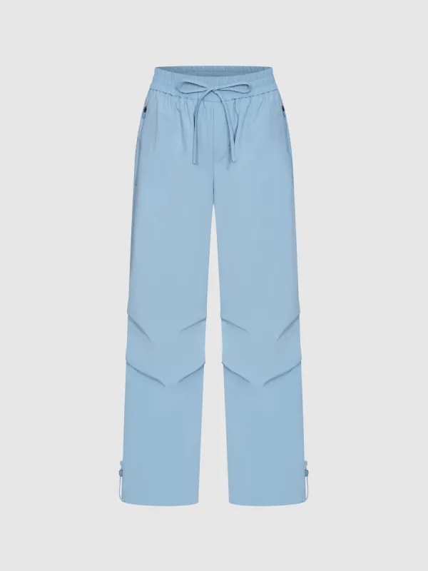 Ruched Wide-Leg Pants sold by Urban Revivo