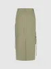 Multi Pocket A-Line Skirts sold by Urban Revivo