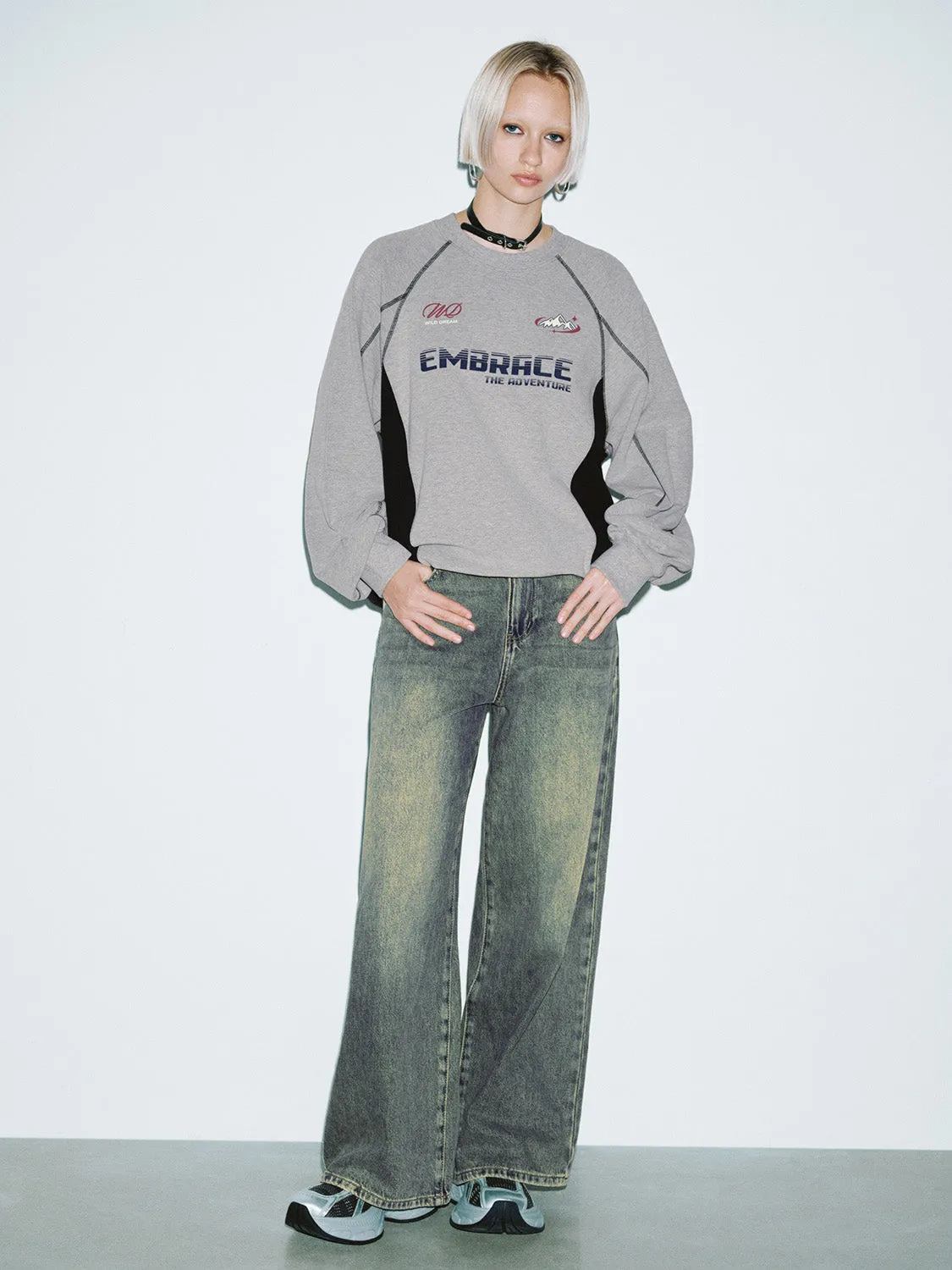 Loose Printed Sweatshirts sold by Urban Revivo product image thumbnail 4