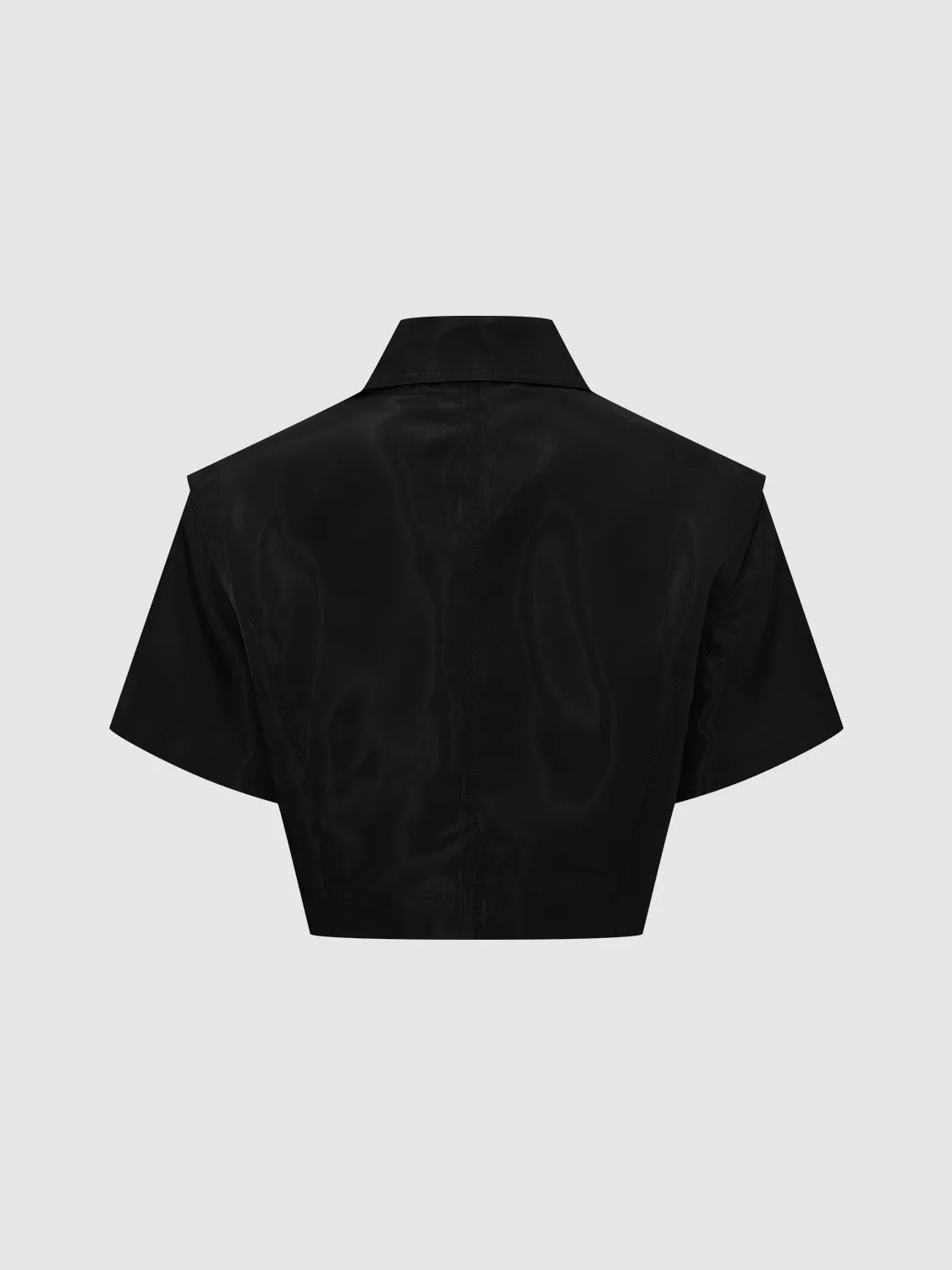 Cropped Button Up Shirts sold by Urban Revivo product image thumbnail 2