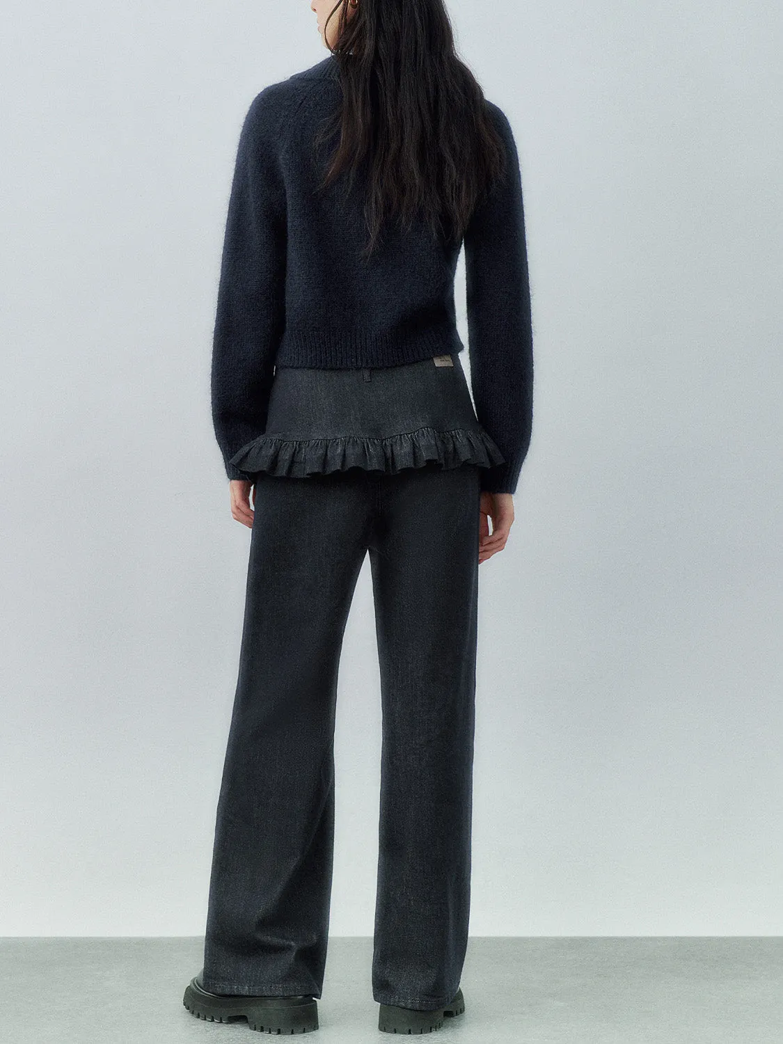 Shirt Collar Knitted Cardigans sold by Urban Revivo product image thumbnail 3