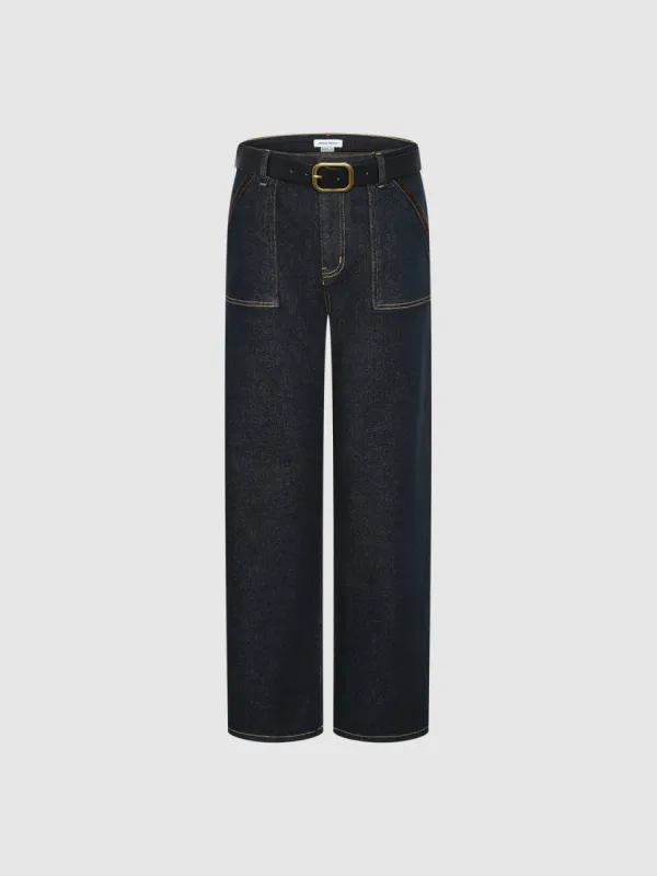 Straight Denim Jeans made by Urban Revivo