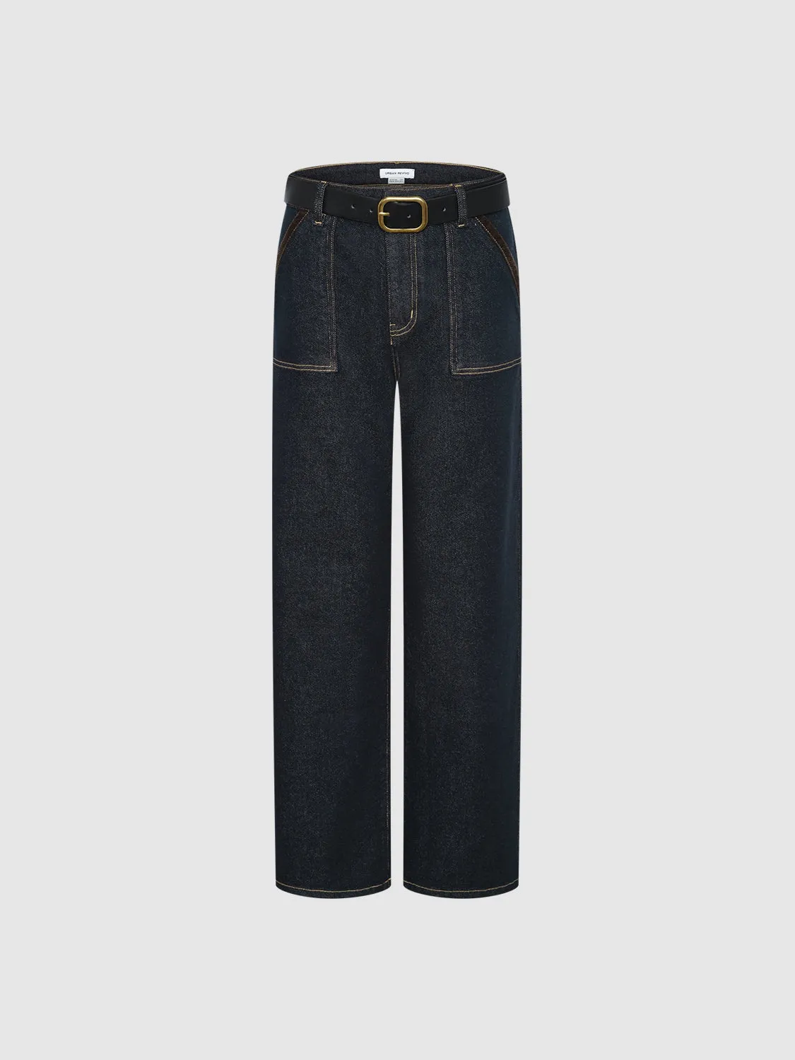 Straight Denim Jeans sold by Urban Revivo