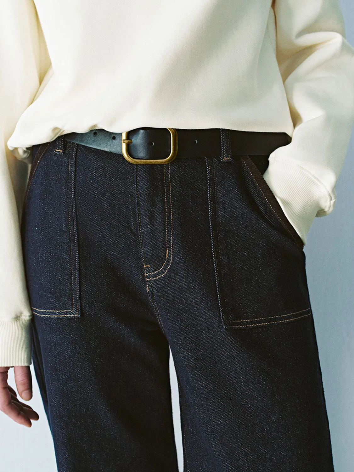 Straight Denim Jeans sold by Urban Revivo product image thumbnail 4