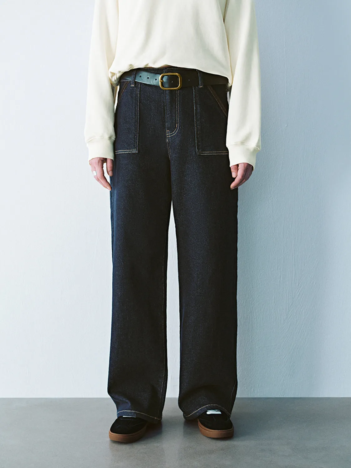 Straight Denim Jeans sold by Urban Revivo product image thumbnail 2