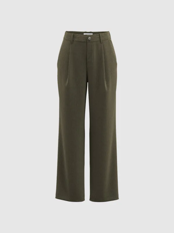 Regular Straight Pants sold by Urban Revivo