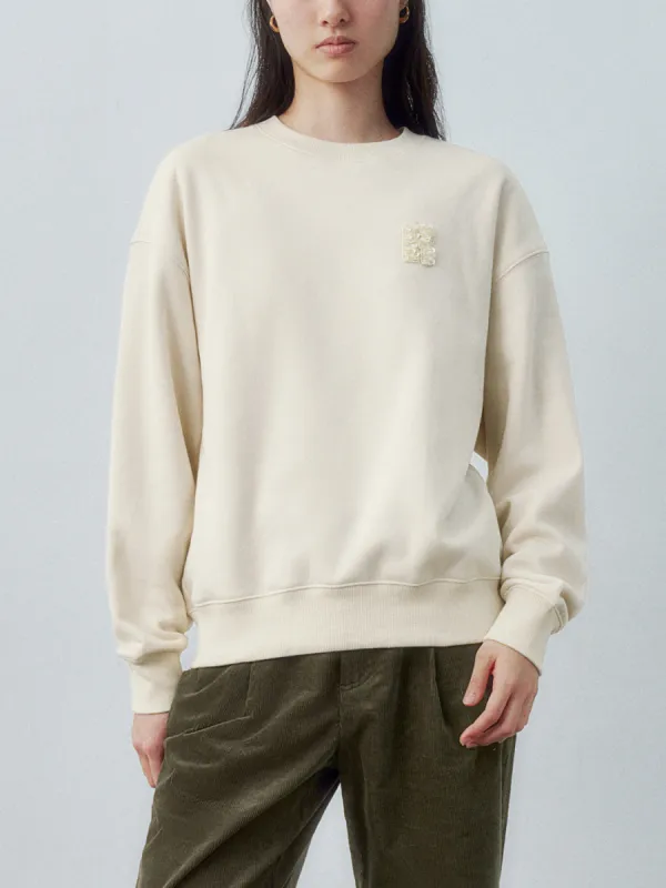 Crew Neck Loose Sweatshirts sold by Urban Revivo