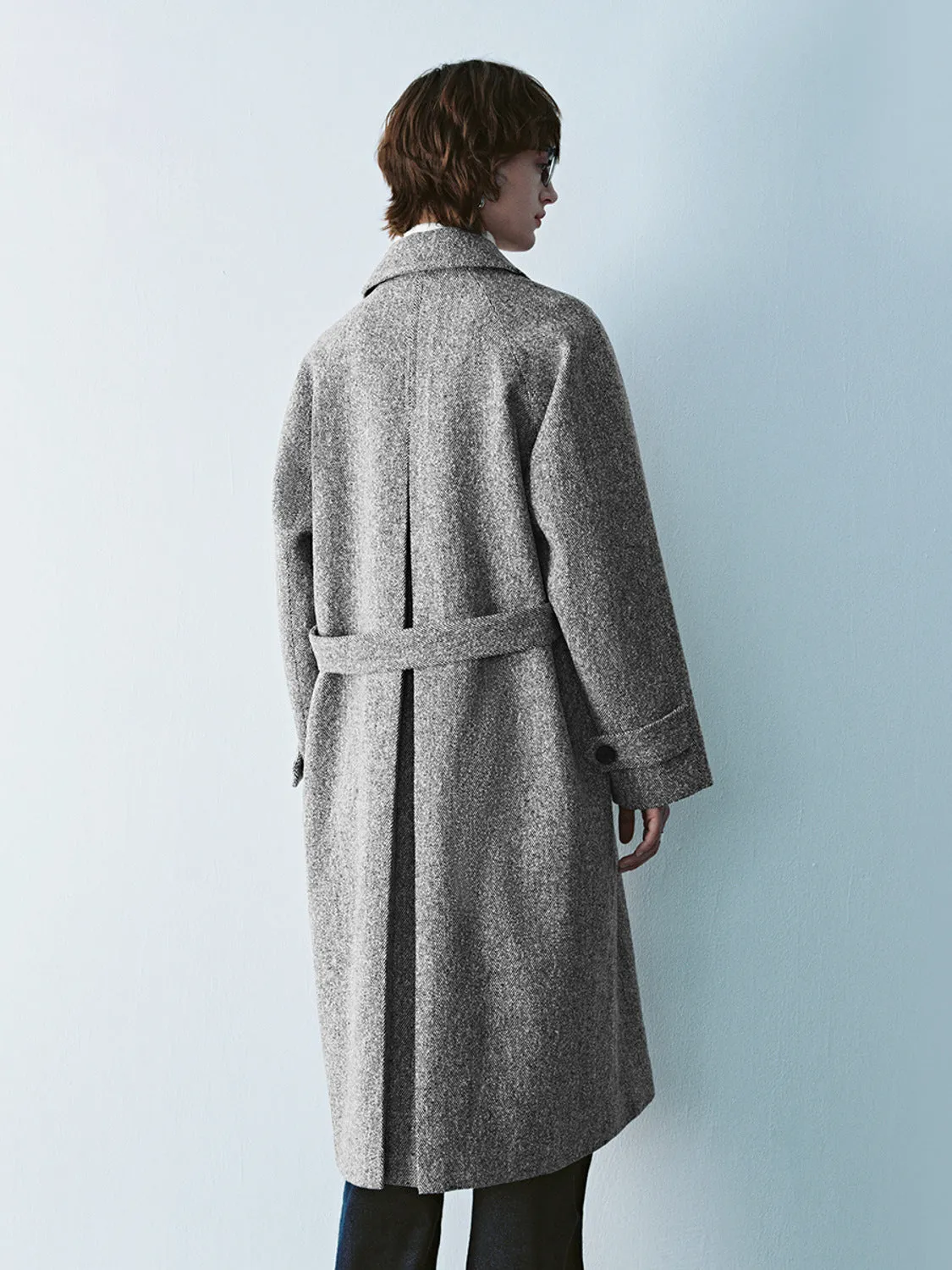 Loose Single Breasted Maxi Coats sold by Urban Revivo product image thumbnail 2