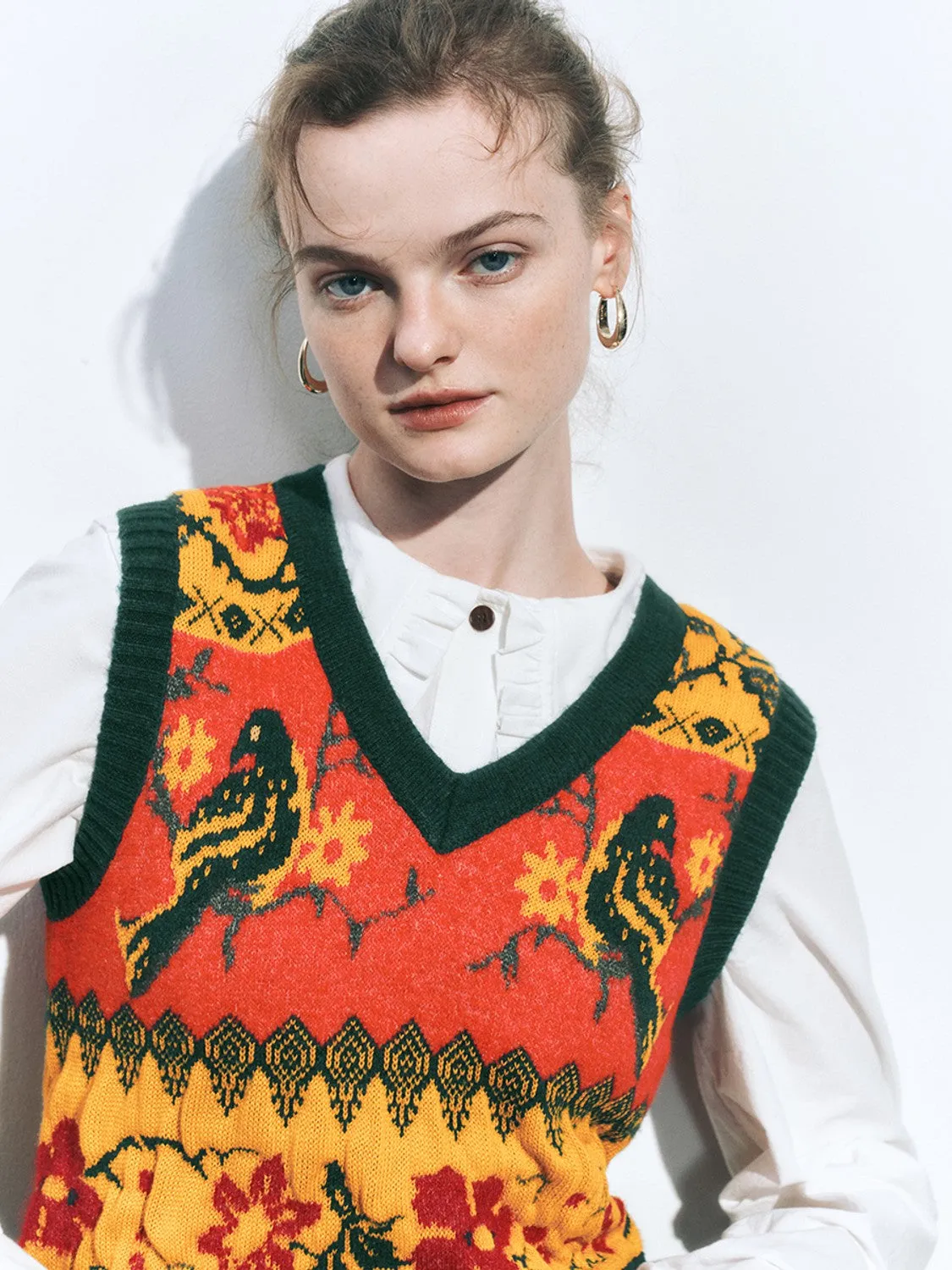 Regular Knitted Vests sold by Urban Revivo product image thumbnail 5