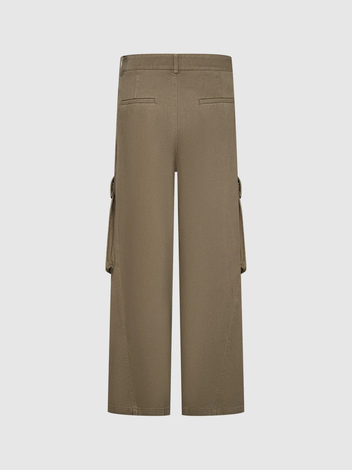 Side Pocket Wide-Leg Pants sold by Urban Revivo product image thumbnail 2